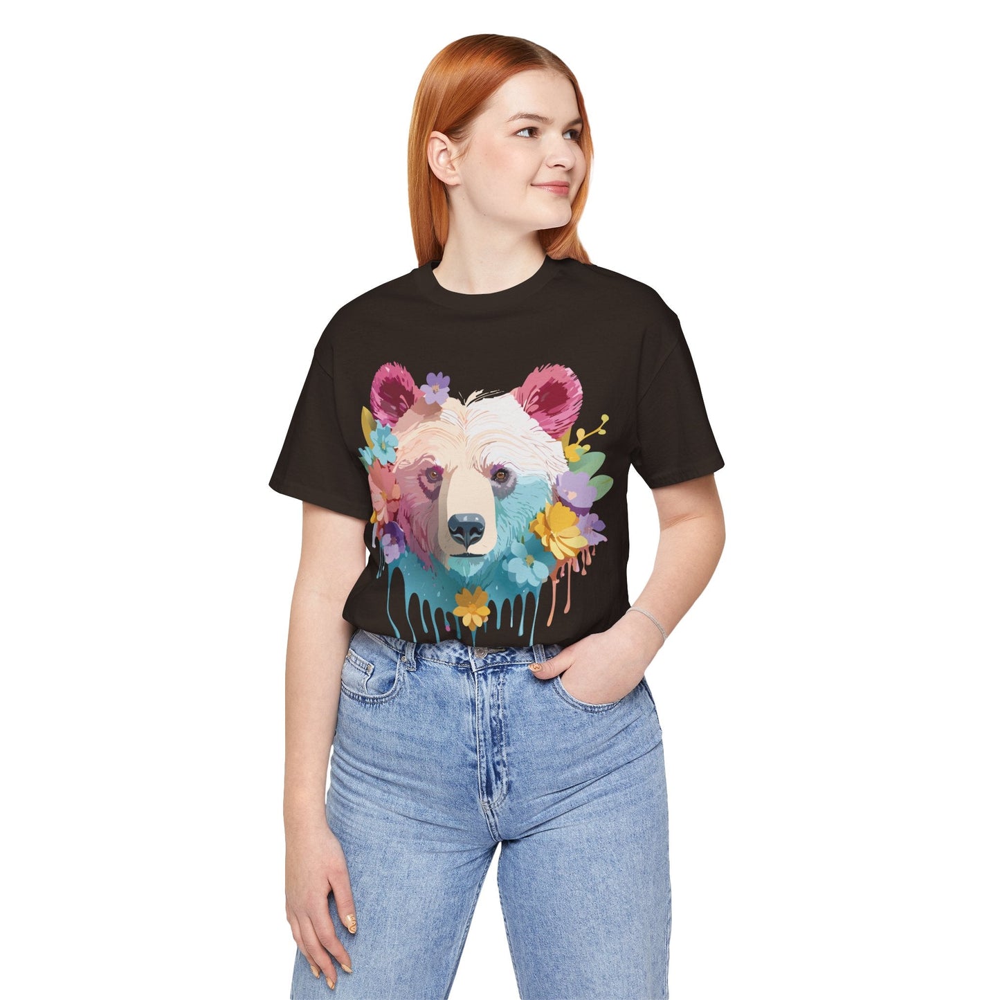 Bear Graphic T Shirt Unisex Adelpha Vintage Inspired Artwork Tee