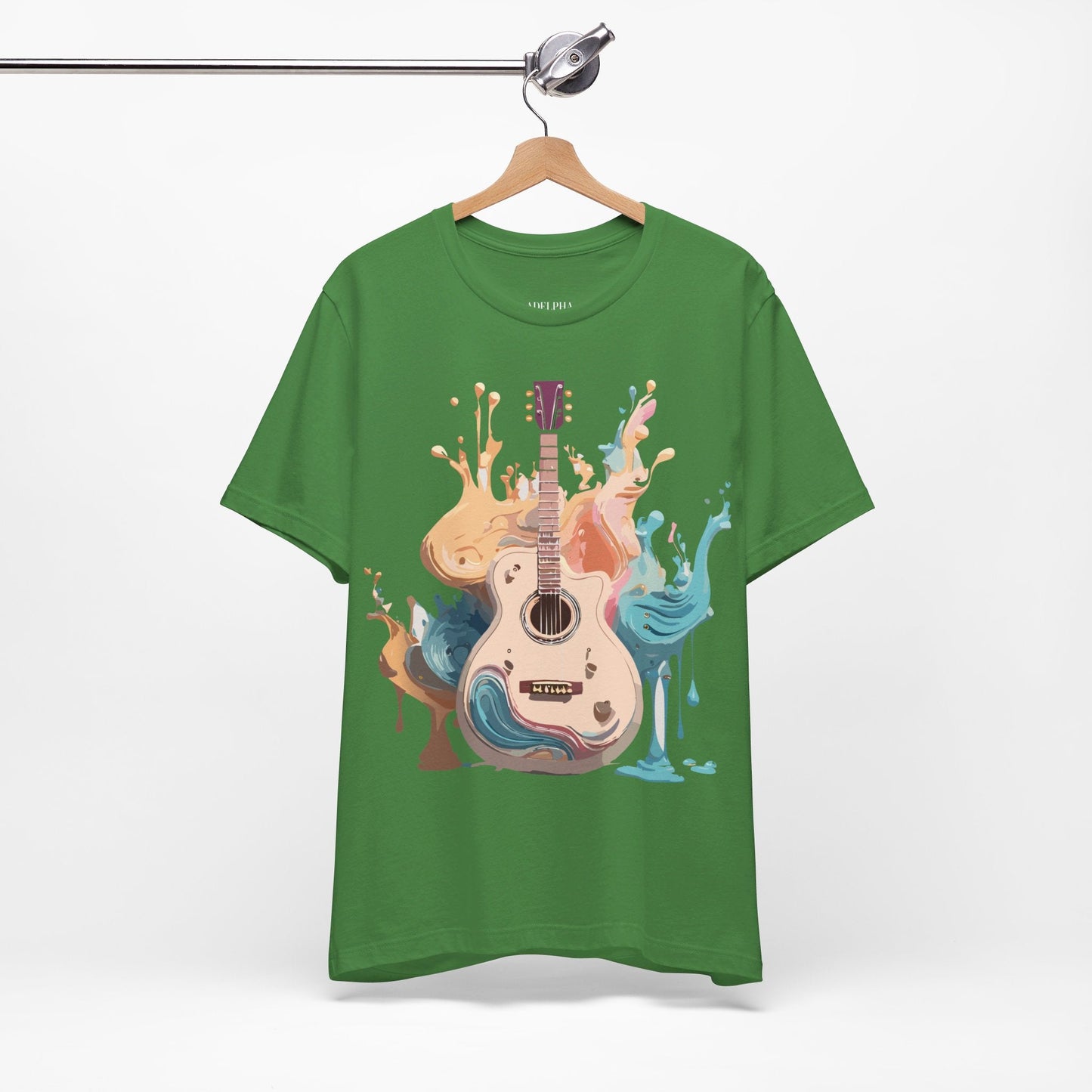 Music Graphic Unisex 100 Cotton Vintage Art with Musical Elements Tee 67