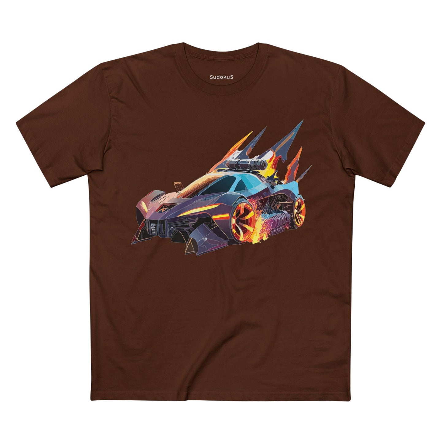 Car Graphic Unisex 100 Cotton Staple Tee 1