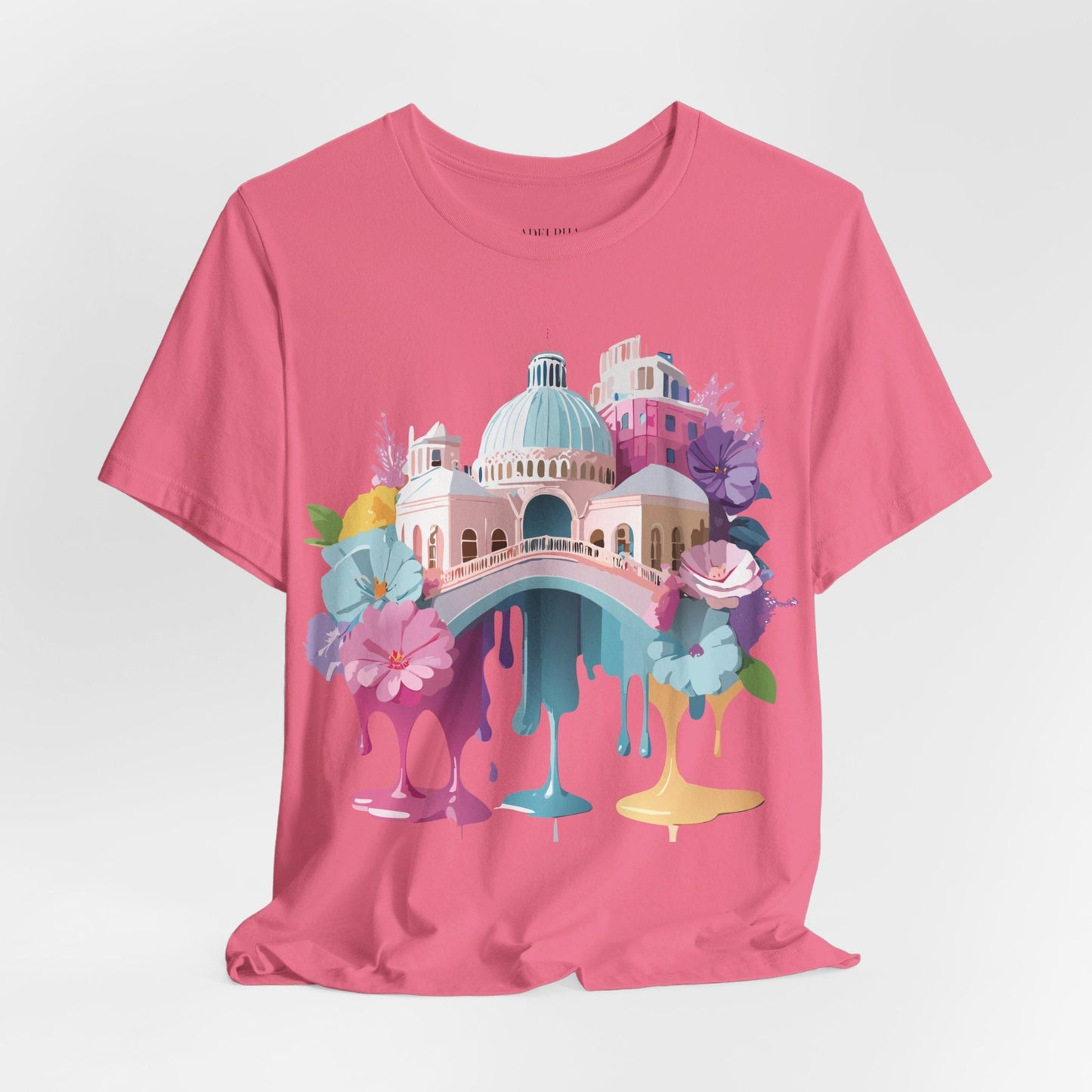 Venice Inspired Tourist Shirt Unisex Graphic Tee Adelpha Vintage Artwork Design Art