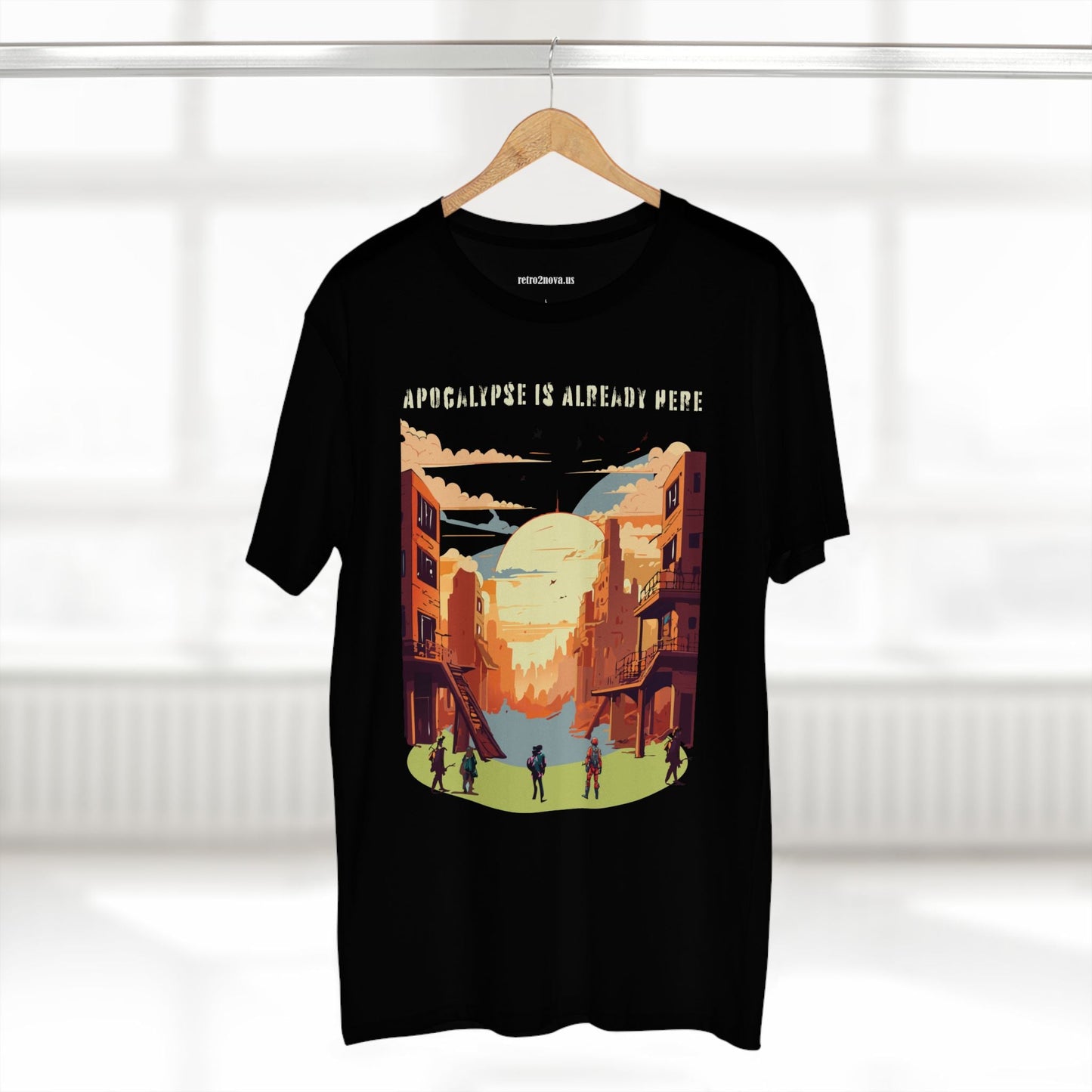 Cataclysm Doomsday Shirt Unisex Premium Cotton Tee Original Art Design Retro2Nova