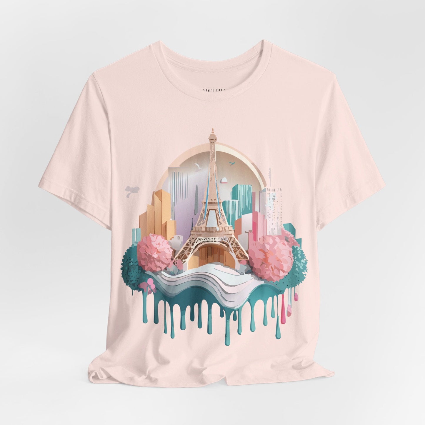 Paris Tourist Shirt Unisex Graphic Tee With Vintage Adelpha Artwork And Travel Style