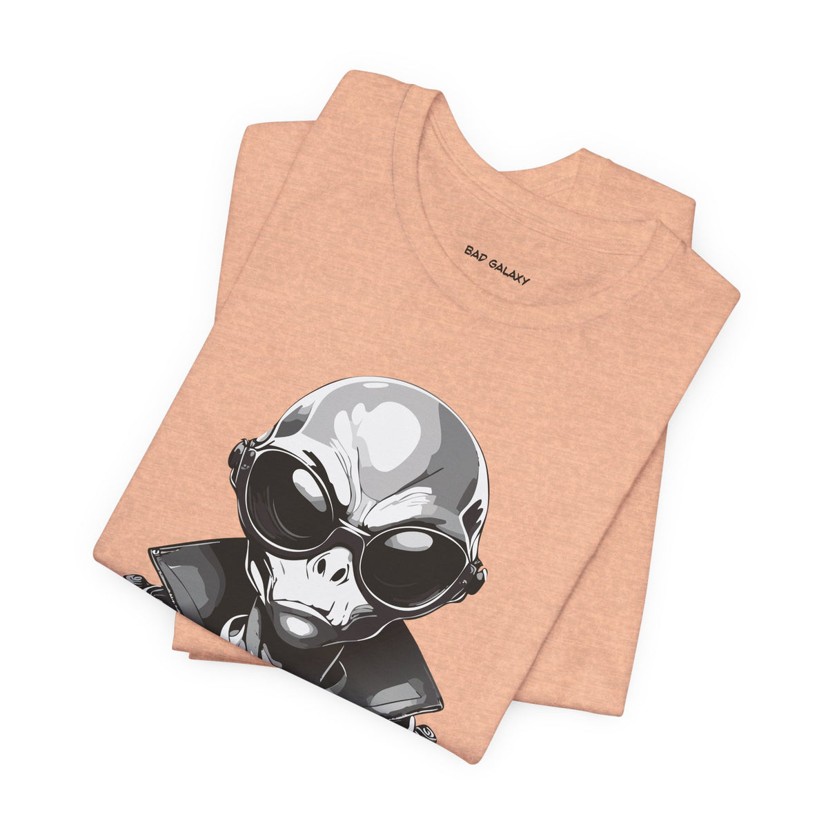 Alien Graphic Unisex Cotton Bella+Canvas Tee with Art Design b73