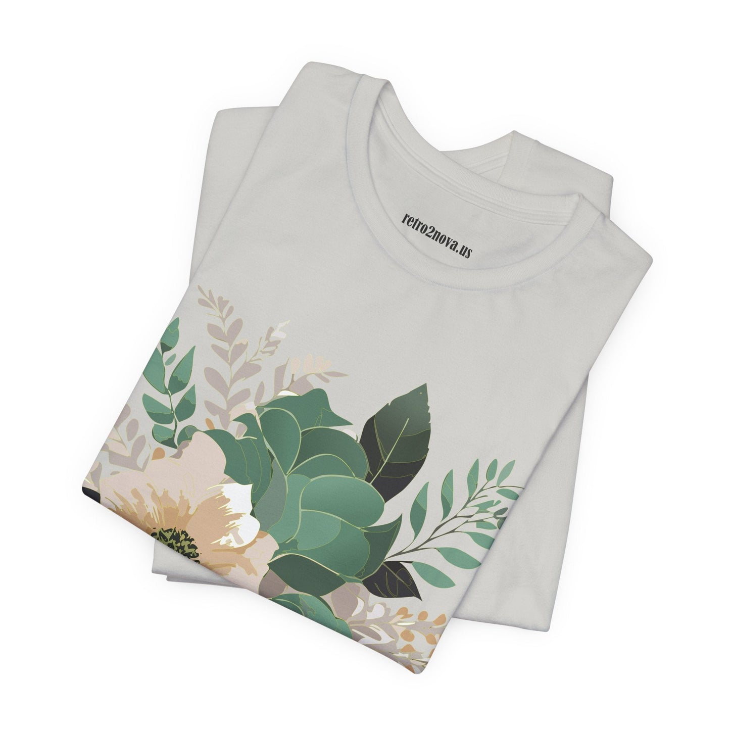 Flowers Shirt Floral Shirt Unisex Jersey Short Sleeve Tee From Flowers Collection Retro2Nova
