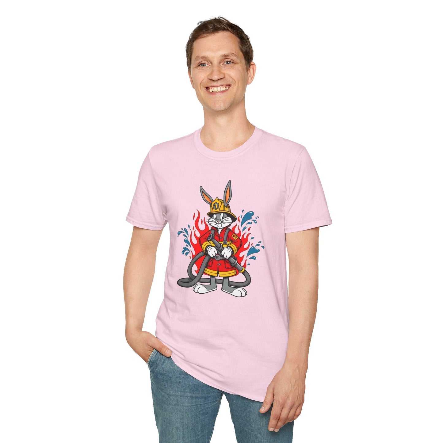 Bugs Bunny T Shirt Unisex Cartoon Tee Softstyle 64000 Cotton Graphic Tee For Fans