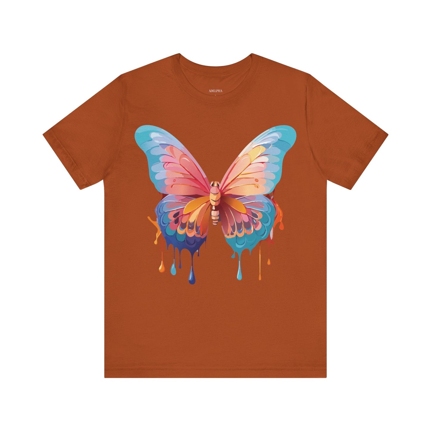 Butterfly Graphic Tee Adelpha Unisex Short Sleeve Design Tee