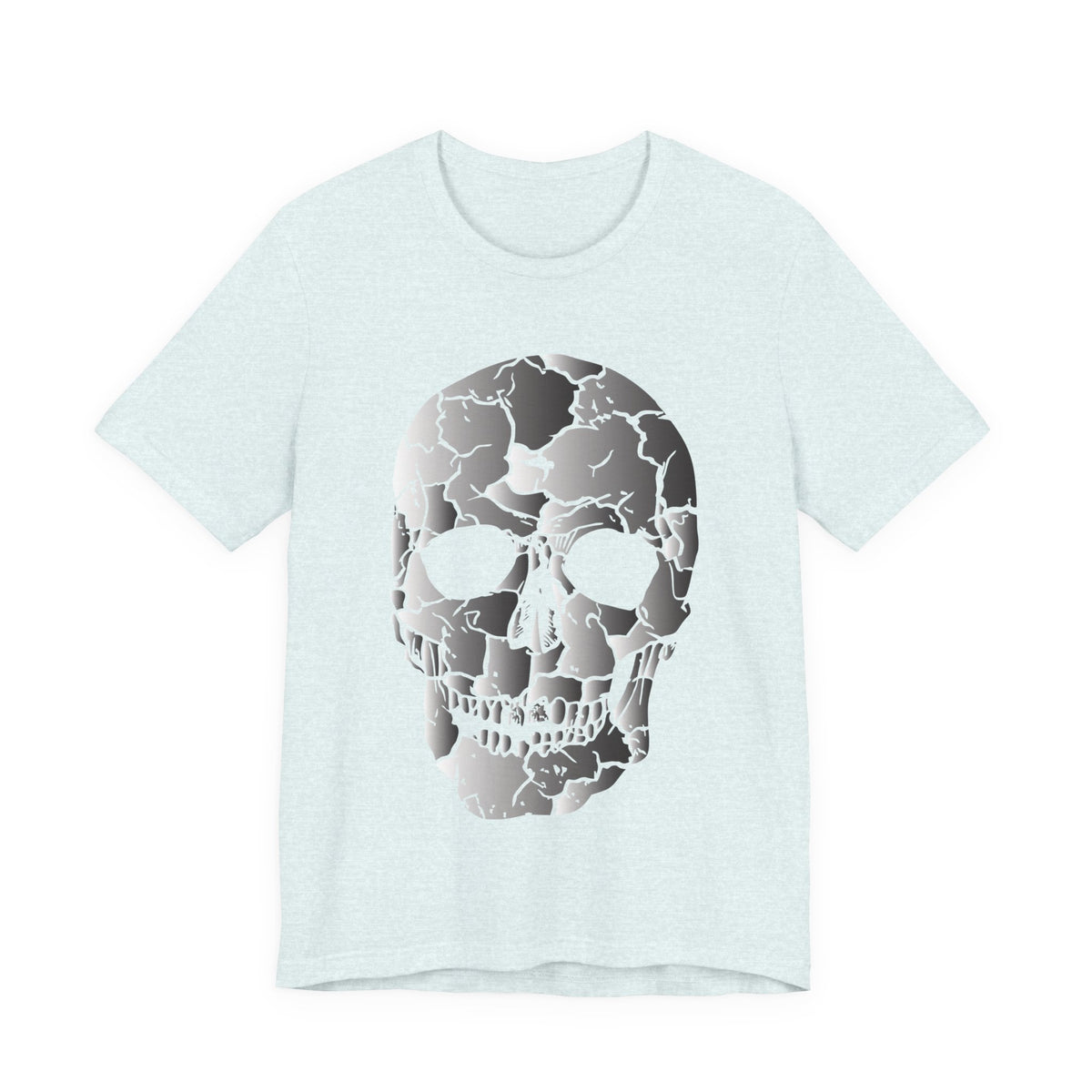 Camiseta unisex de algodón con calavera