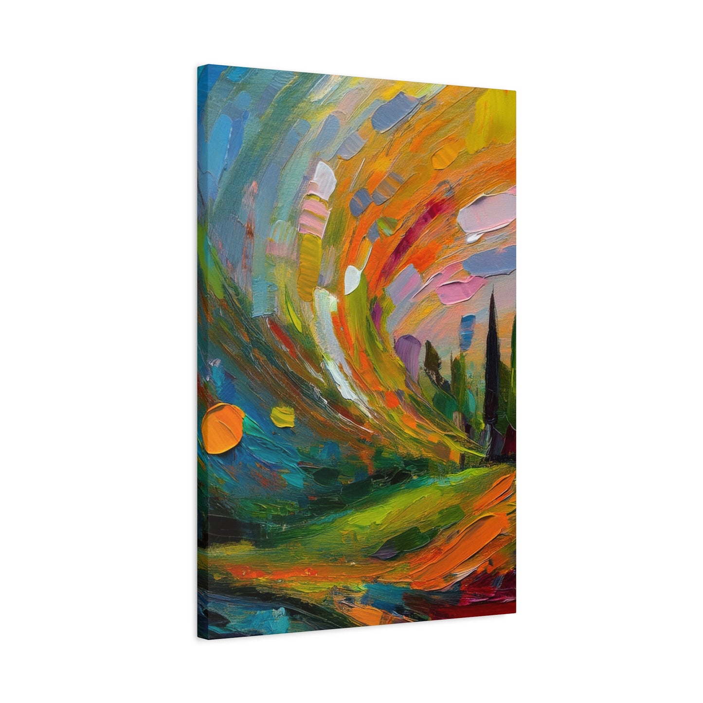 Abstract Oil Painting Print Canvas 20x24,20x30,24x30 24x32,24x36,30x40 32x48,36x48,40x60 Pine-Wood Inner Frame ABS-119
