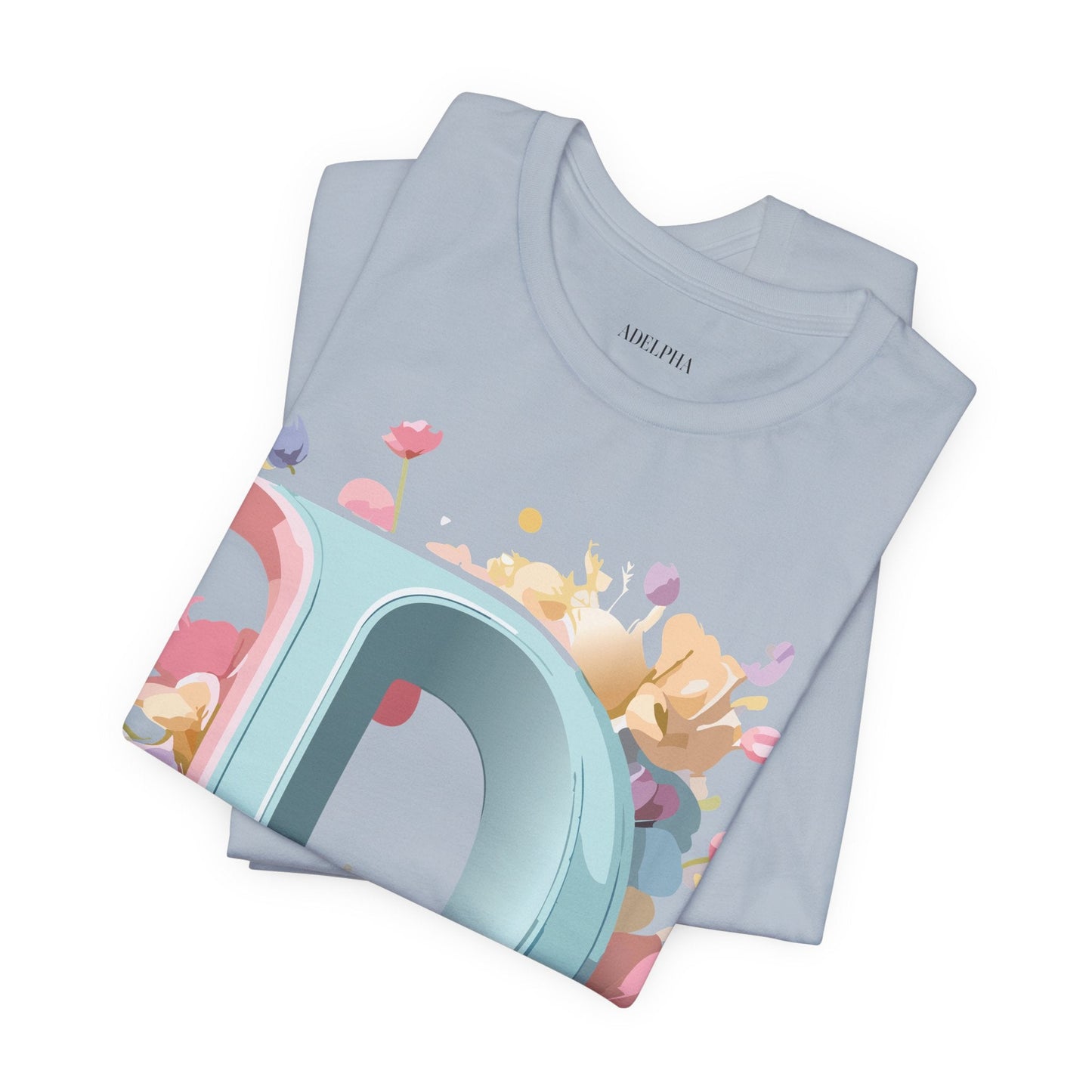 Letter D Graphic T Shirt Unisex Short Sleeve Art Design Tee By Adelpha Vintage Inspired Artwork