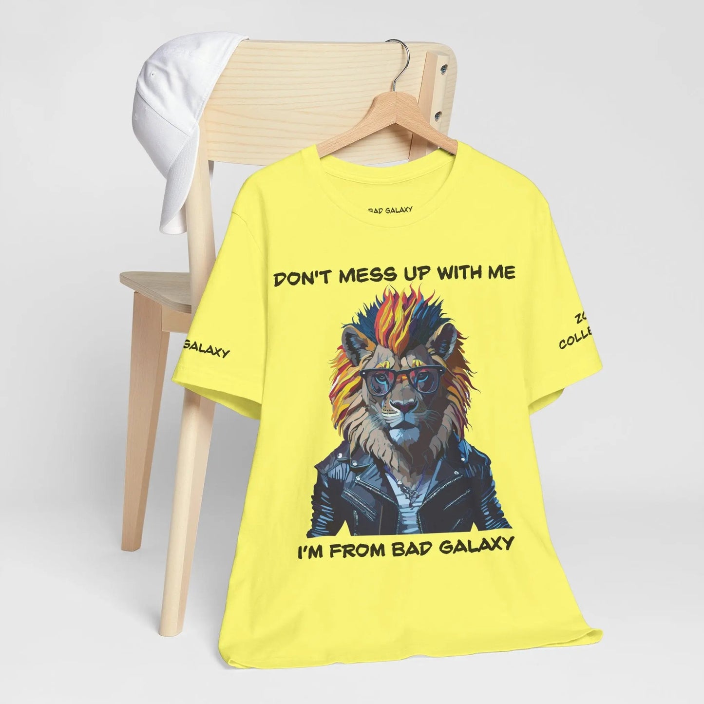 Animal T Shirt From Bad Galaxy Made To Order 100 Percent Cotton Tee Eco Friendly Non Toxic Inks USA