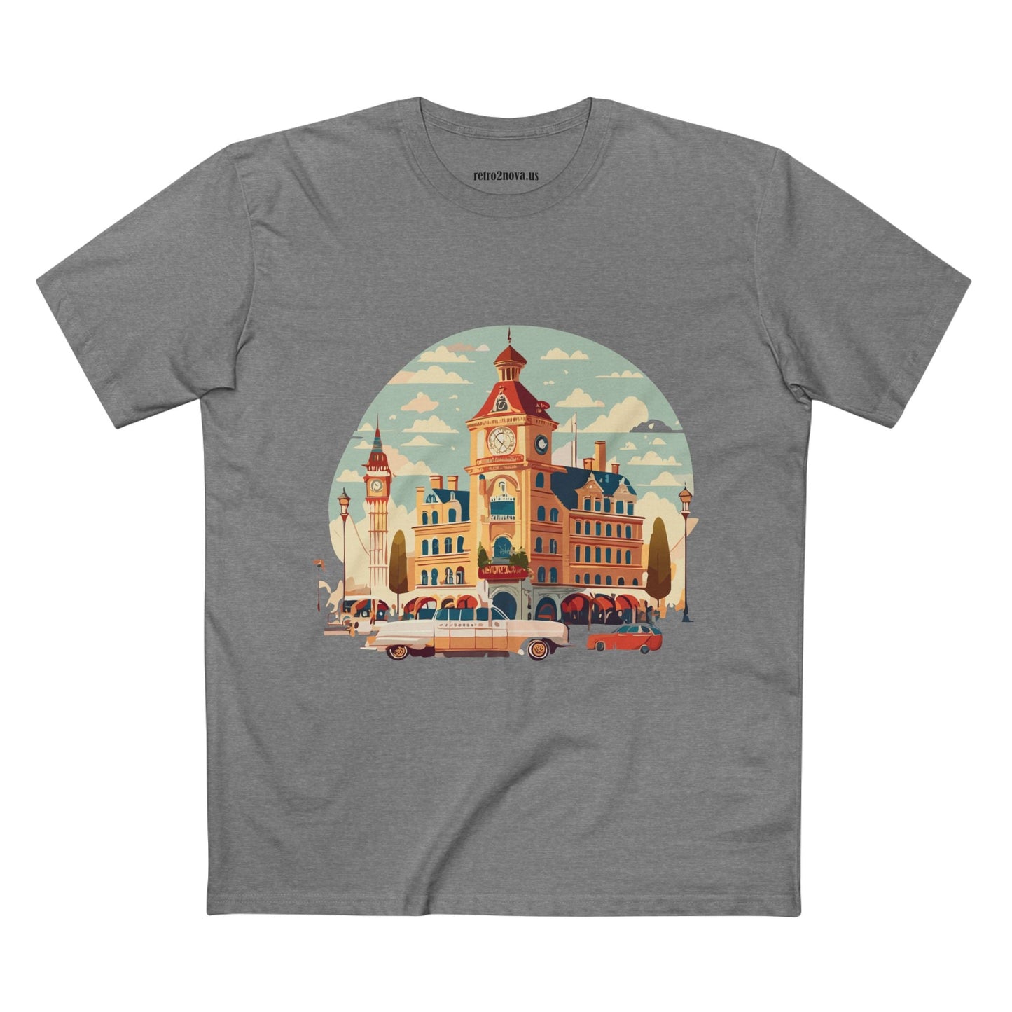 Retro Car Shirts Vintage Car Shirts RC3 Unisex Premium Cotton Tee with Original Car Artwork