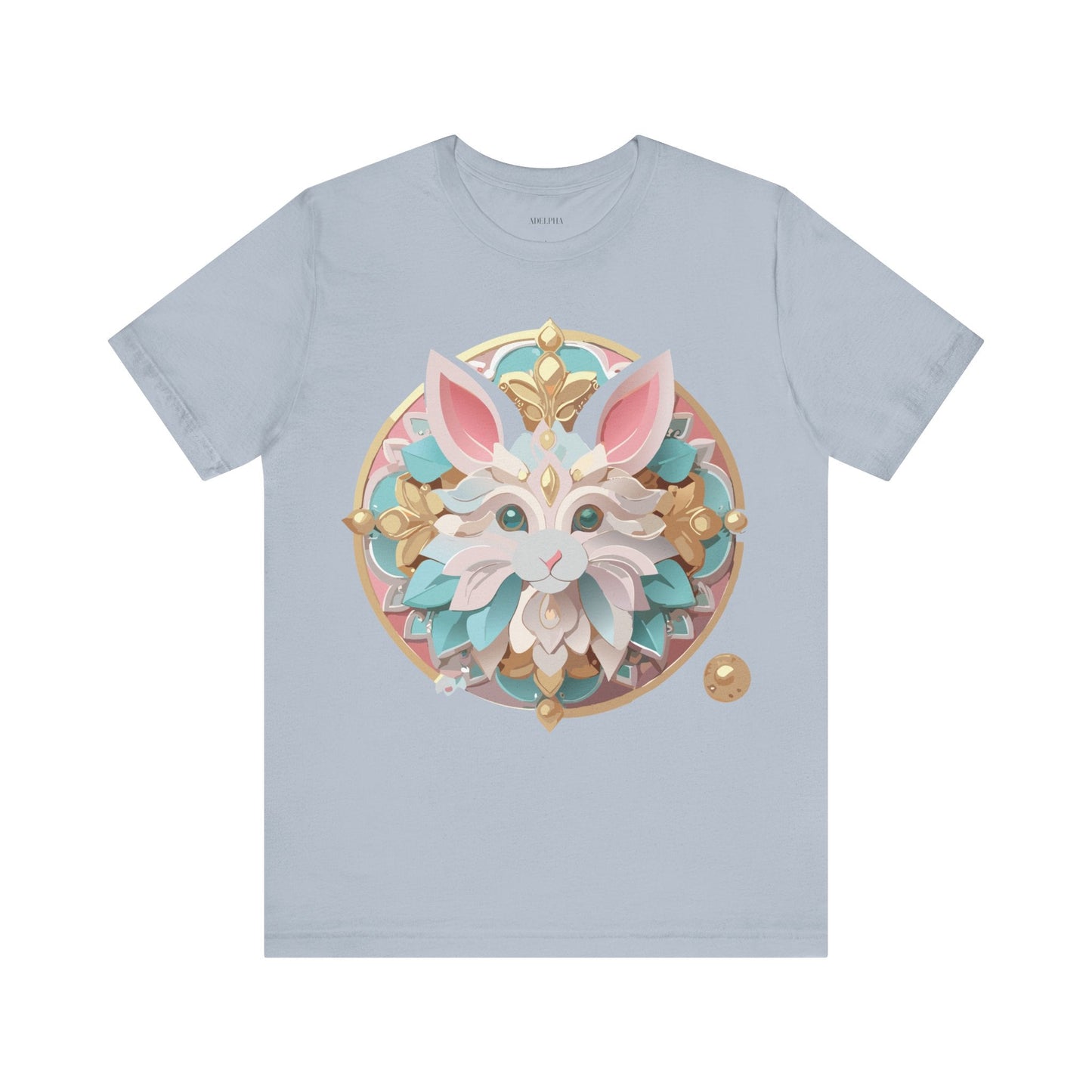 Medallion Graphic Unisex 100 Cotton Vintage Animal Medal Artwork Tee 88