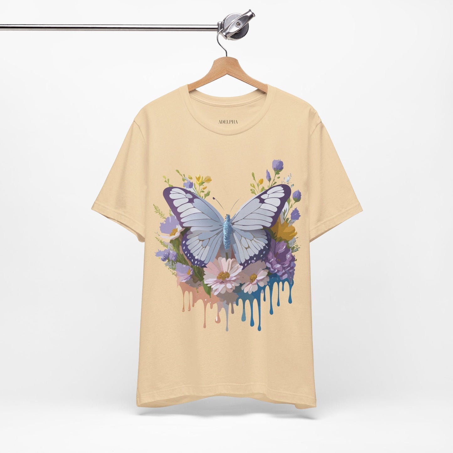 Adelpha Vintage Inspired Graphic Tee Unisex Short Sleeve Shirt