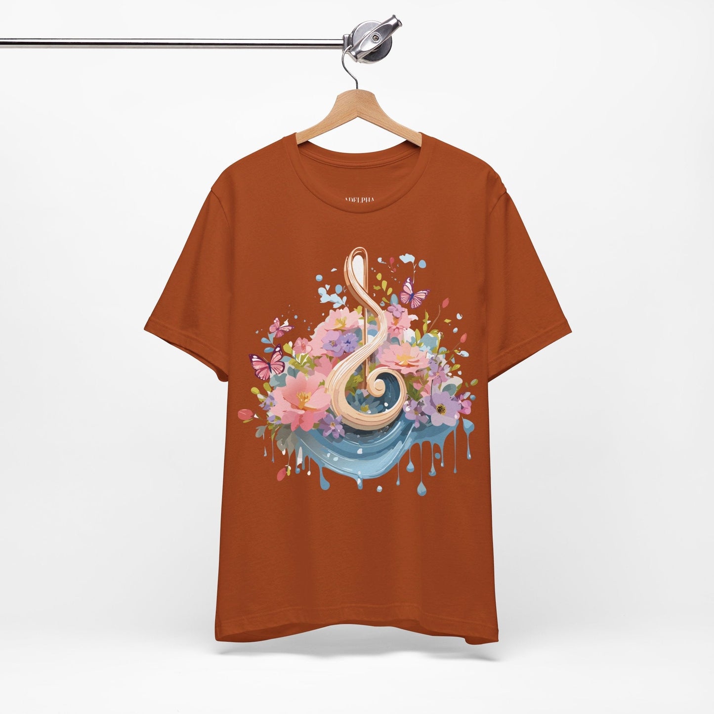 Music T Shirt Unisex Graphic Tee By Adelpha With Vintage Inspired Artwork And Premium Comfort