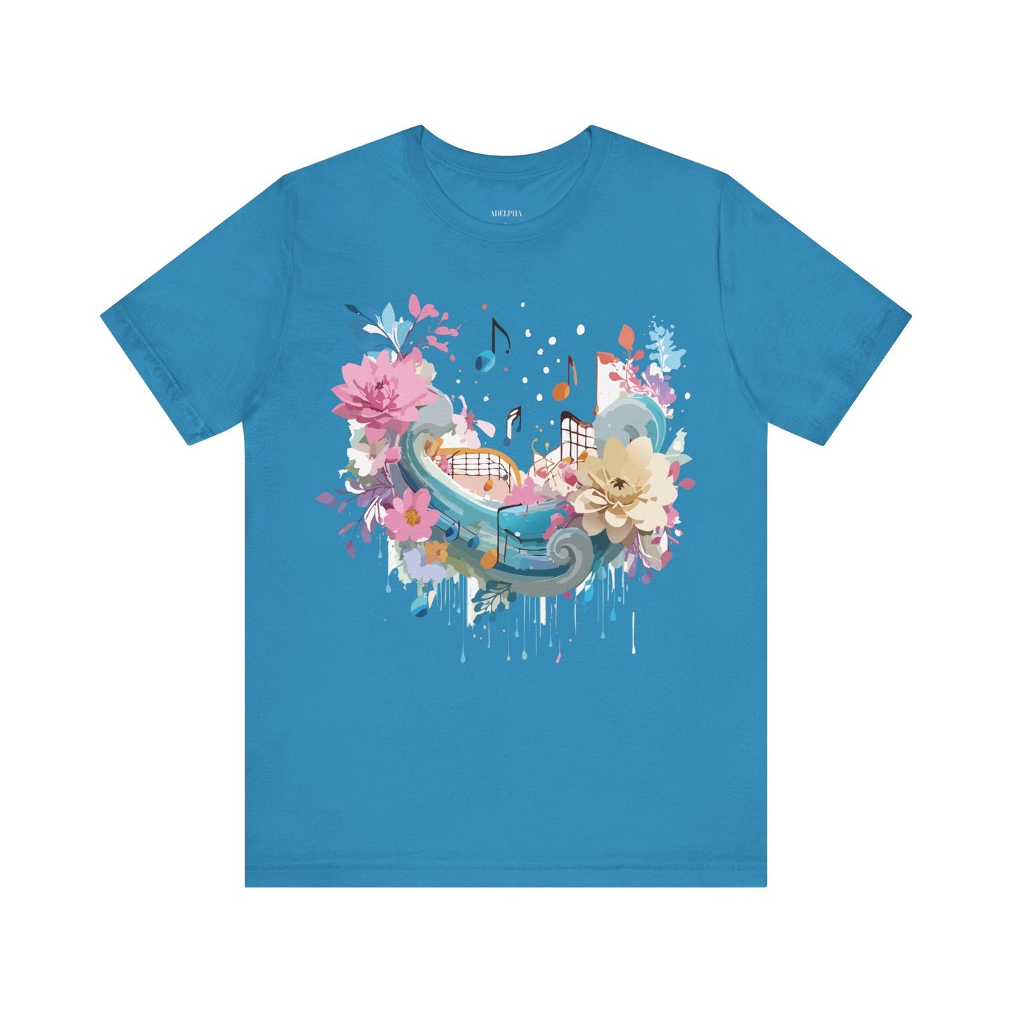 Adelpha Graphic Tee Unisex Jersey Short Sleeve Art Design Vintage Inspired Music T Shirt