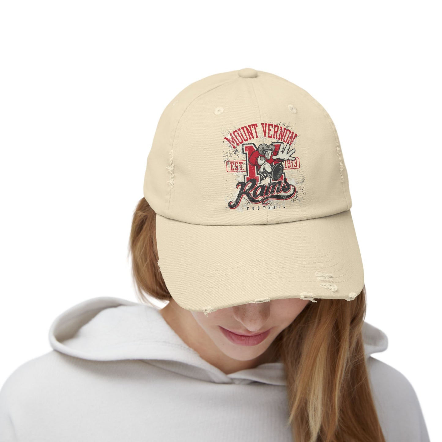 Unisex Vintage Sports Logo Cap, Cap with Sports Logo, Cap with Band Logo
