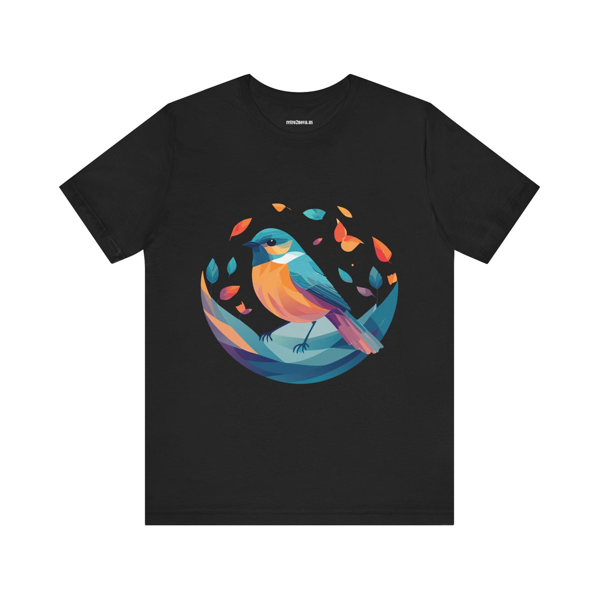 Bird Graphic Unisex Cotton Bella+Canvas Tee with Animal Design ab6