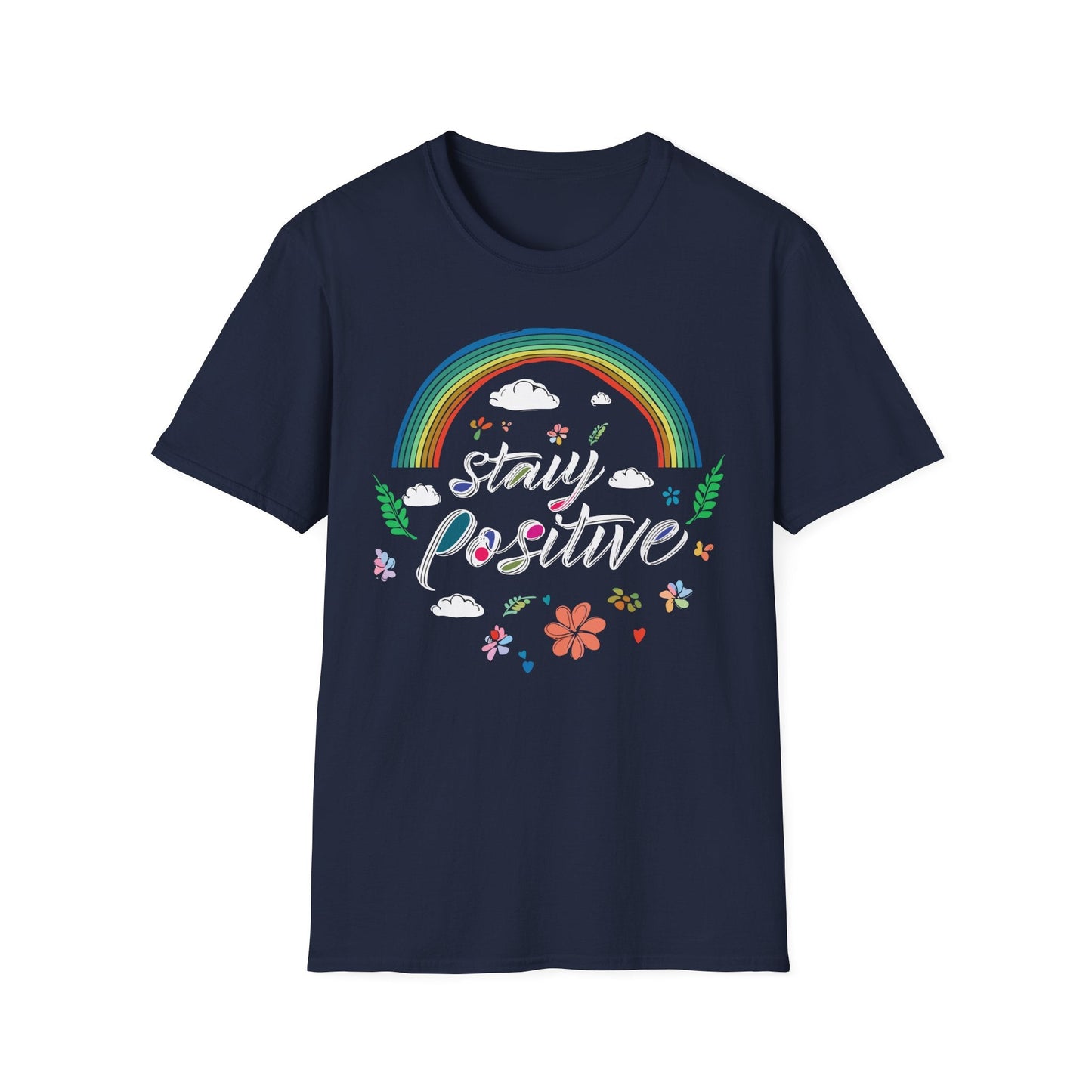 Positive Slogan T Shirts For Men And Women Unisex Short Sleeve Tee With Good Quotes Gildan Softstyle 64000