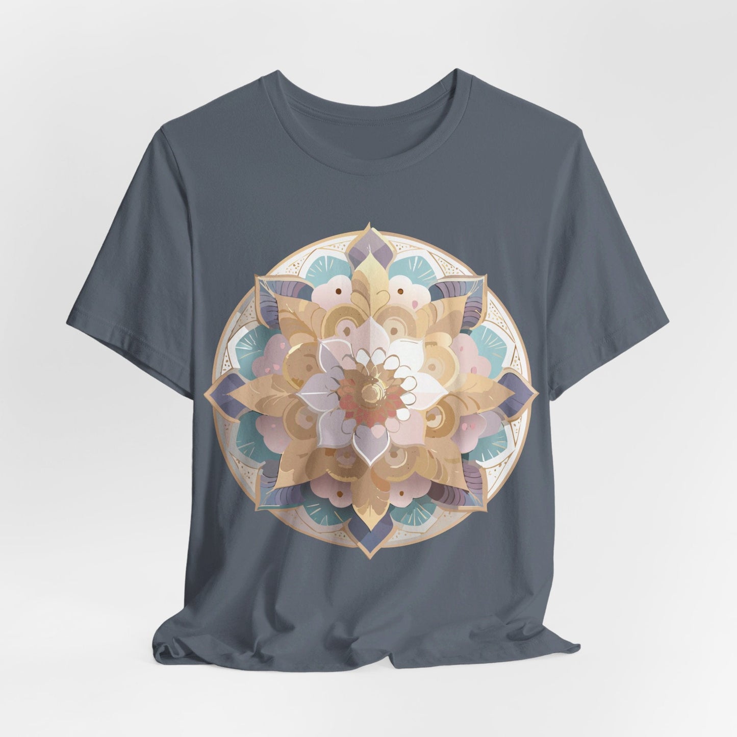 Adelpha Mandala Graphic Tee Unisex Jersey Short Sleeve Vintage Inspired Art Design Shirt