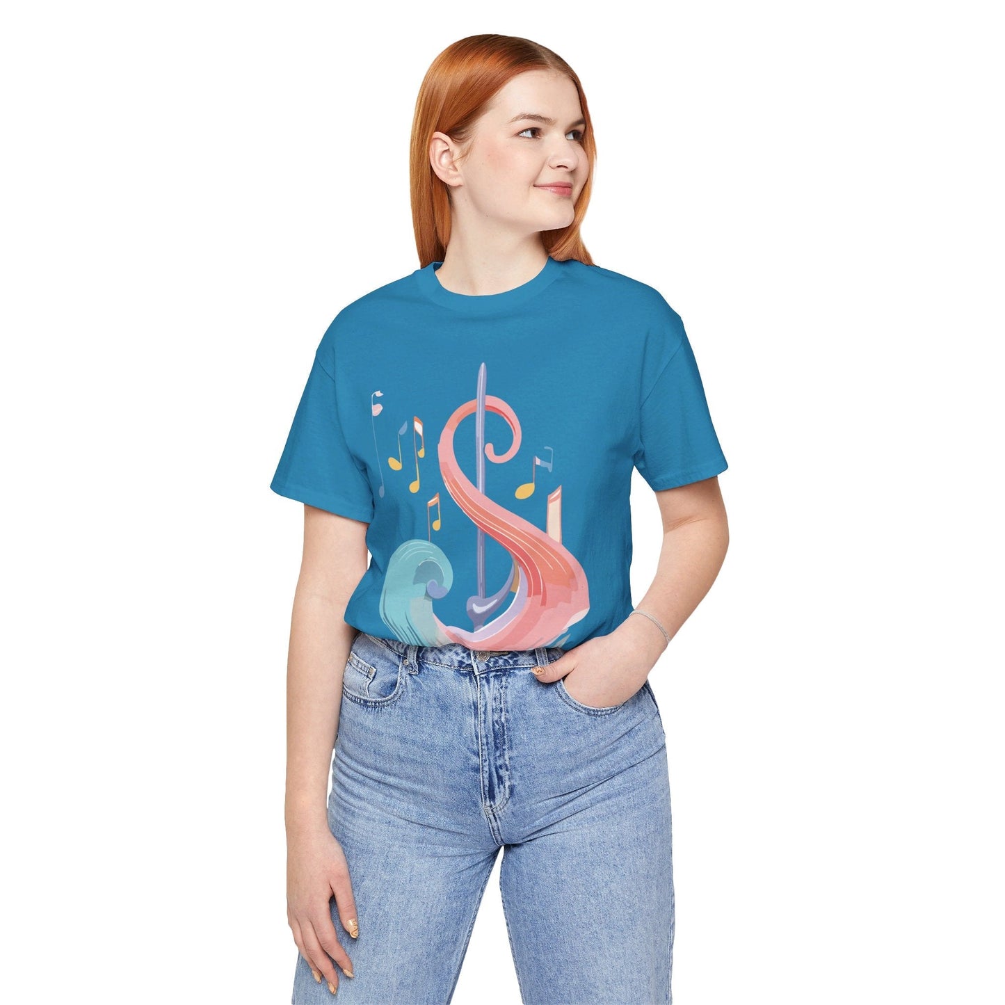 Music T Shirt Graphic Tee Unisex Short Sleeve Adelpha Vintage Inspired Artwork Art Design