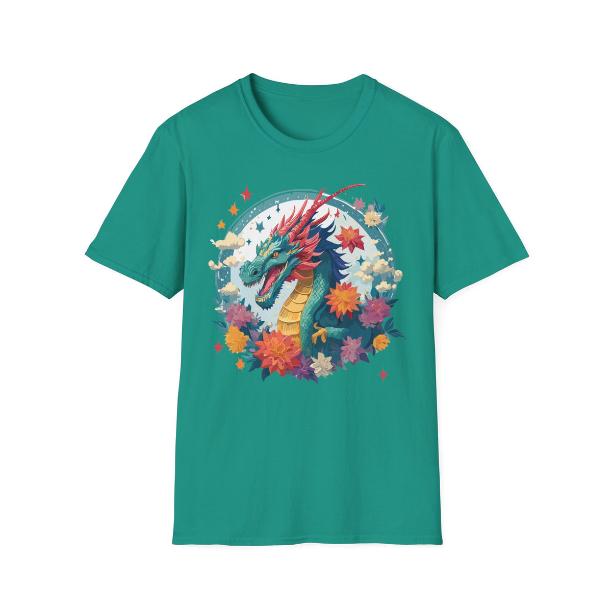 Dragon Graphic Tee Gildan Unisex 100 Cotton Tee Shirt with Animal a41