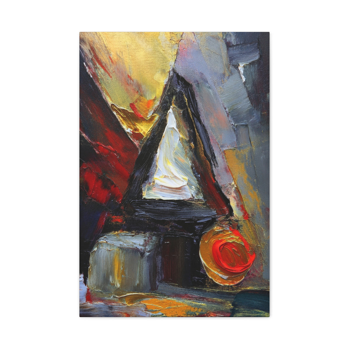 Abstract Oil Painting Print Canvas 20x24,20x30,24x30 24x32,24x36,30x40 32x48,36x48,40x60 Pine-Wood Inner Frame ABS-75