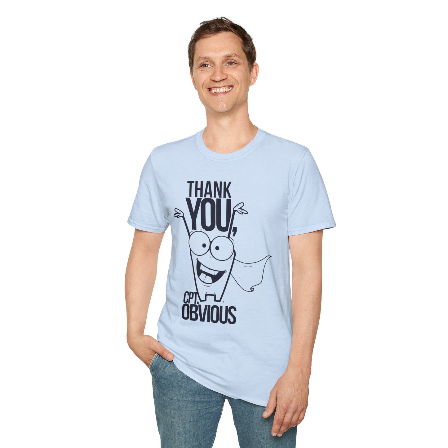 Cartoon T Shirt Animation Funny Tee Unisex Gildan Softstyle 64000 Ring Spun Cotton