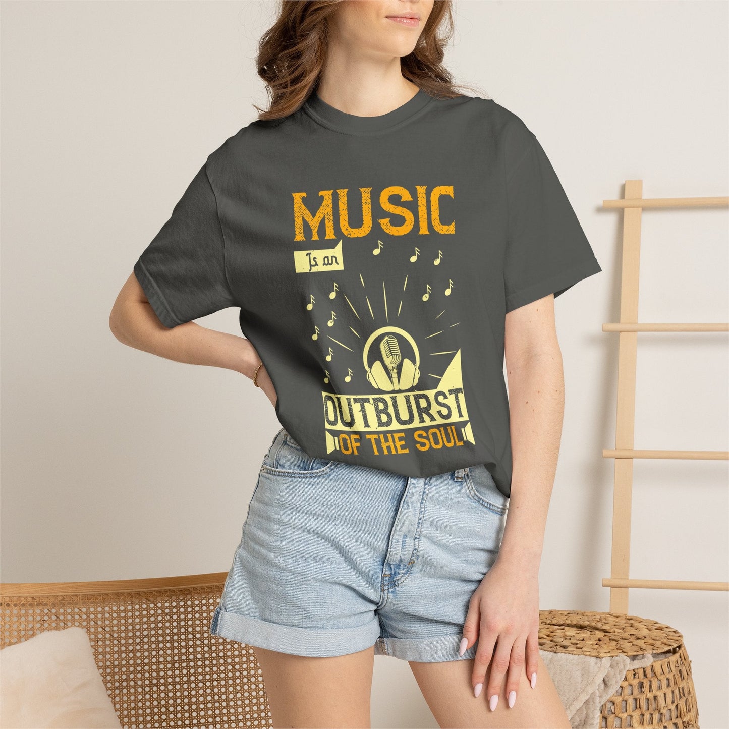 Music Graphic Design Unisex Cotton T-shirt m27