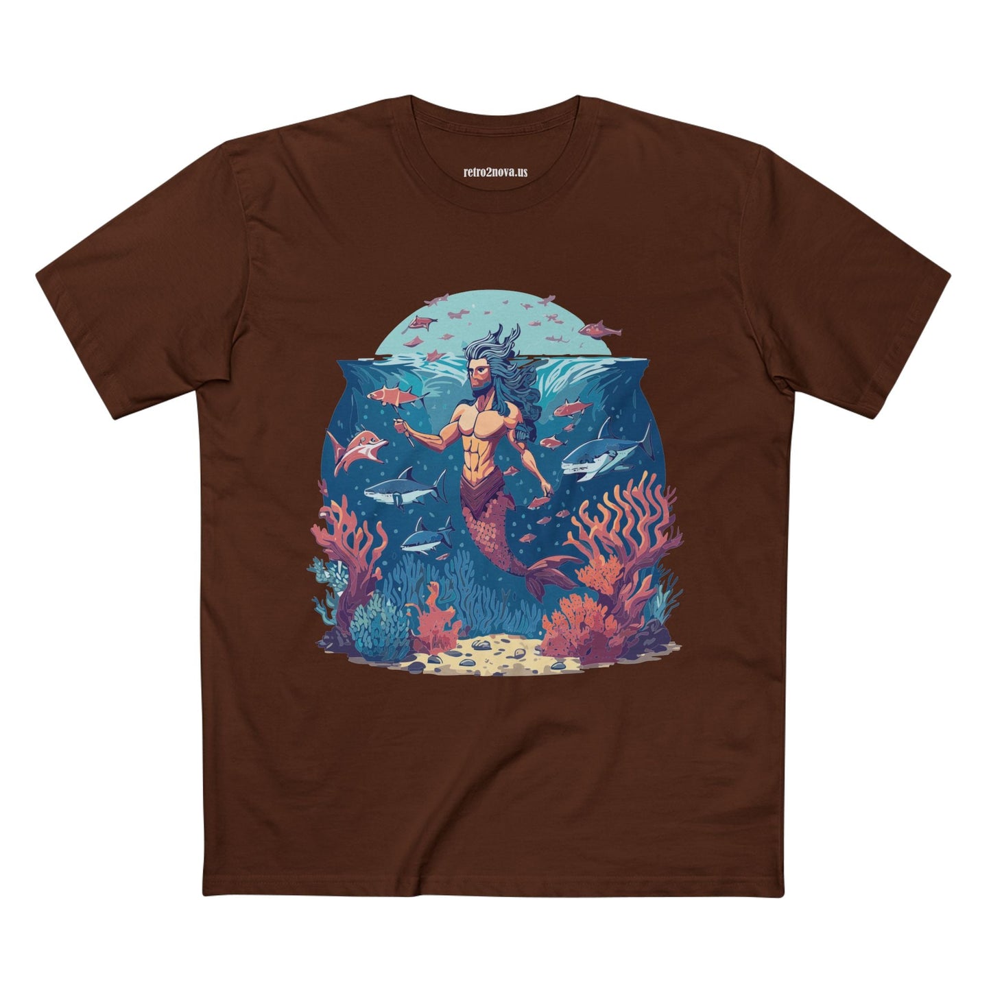 Ocean Shirt Ocean Pacific OP20 Unisex Premium Cotton Tee With Original Art Design Retro2Nova