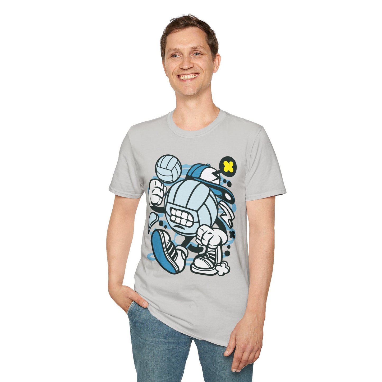 Unisex Cartoon T Shirt Animation Tee Funny Design Gildan Softstyle 64000 100 Percent Cotton