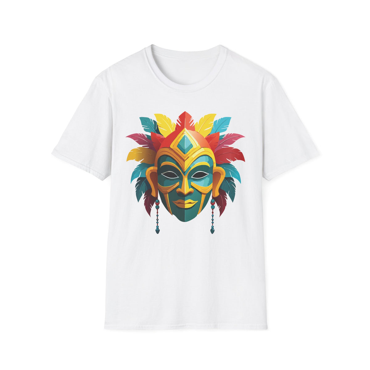 Mask Masquerade Carnival Graphic Tee Gildan Unisex 100 Cotton Tee Shirt m33