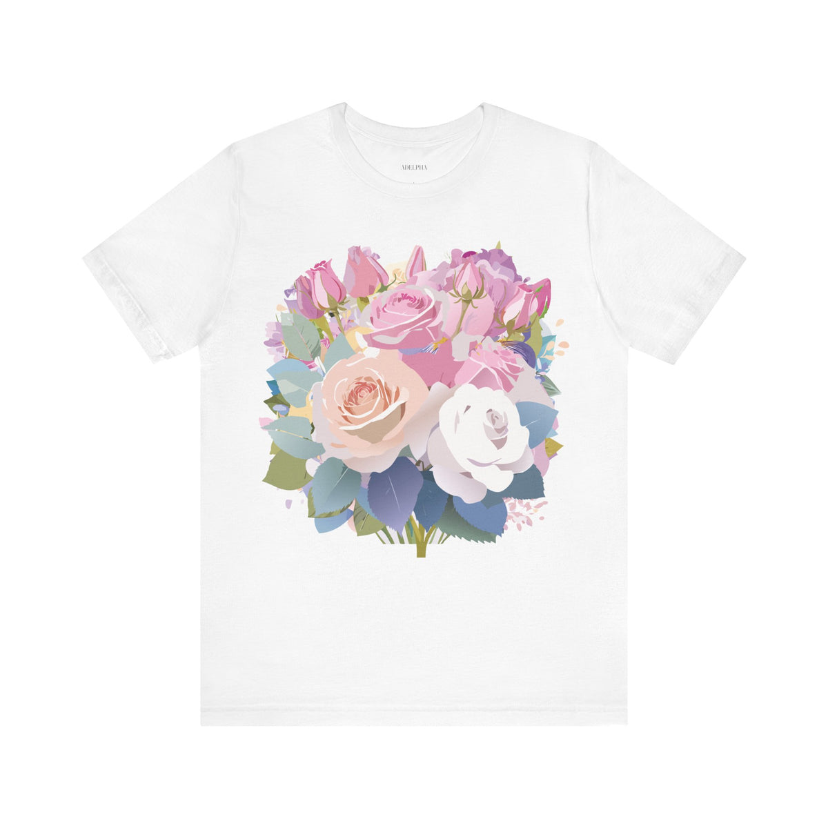 Floral Graphic Tee Shirt - Bella+Canvas Unisex 100 Cotton 19