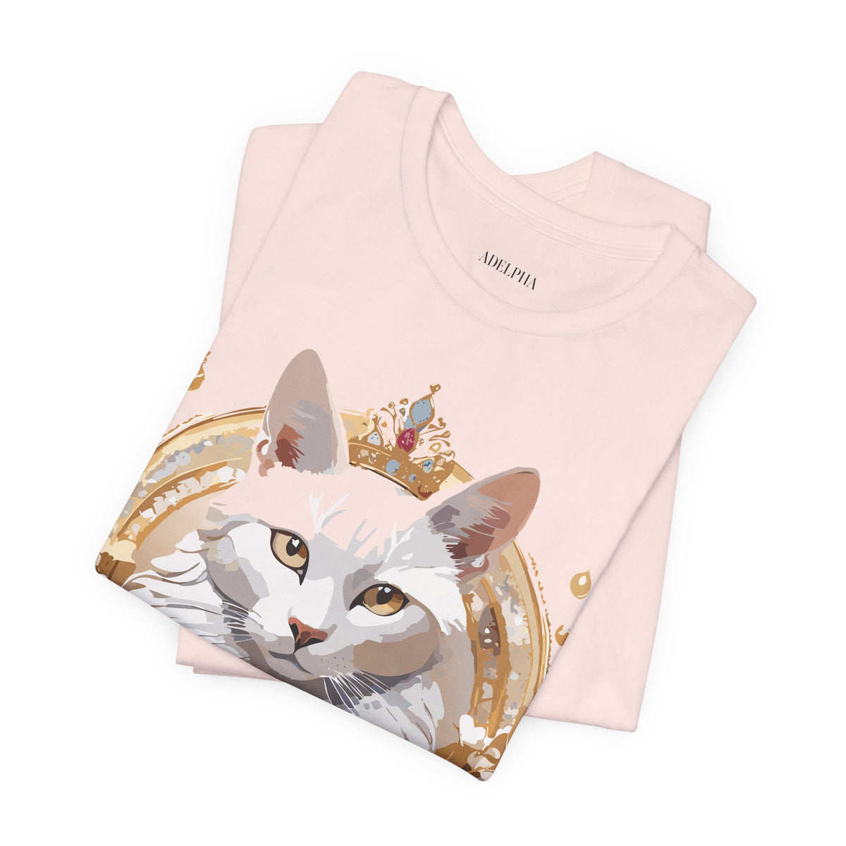 Medallion Graphic Unisex Cotton Bella+Canvas Tee with Floral Art Design m62