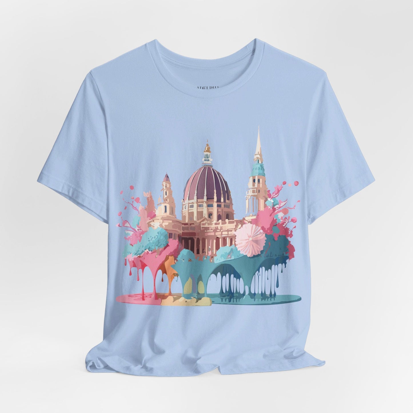 Vienna Tourist Shirt Graphic Tee Unisex Jersey Short Sleeve Vintage Inspired Artwork Adelpha