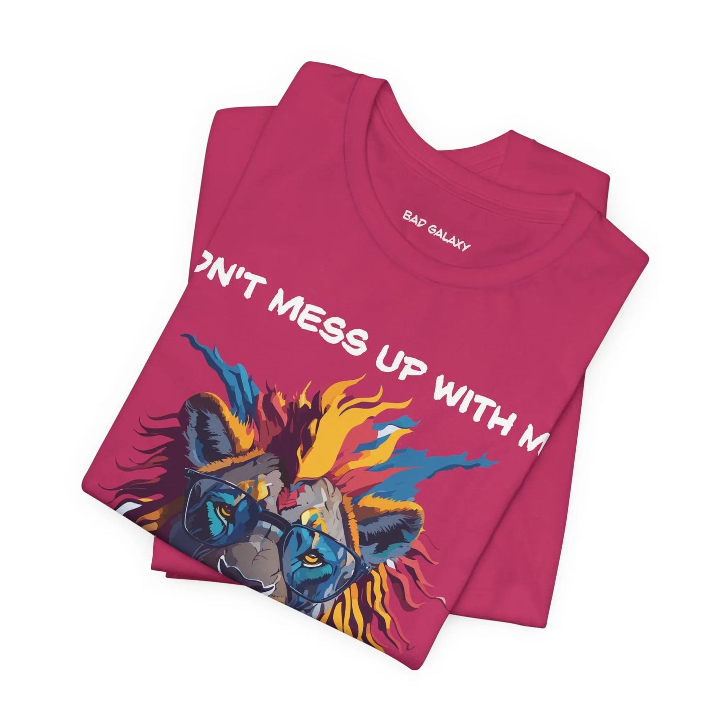 Animal T Shirt From Bad Galaxy Made To Order 100 Percent Cotton Eco Friendly Ink Free Shipping