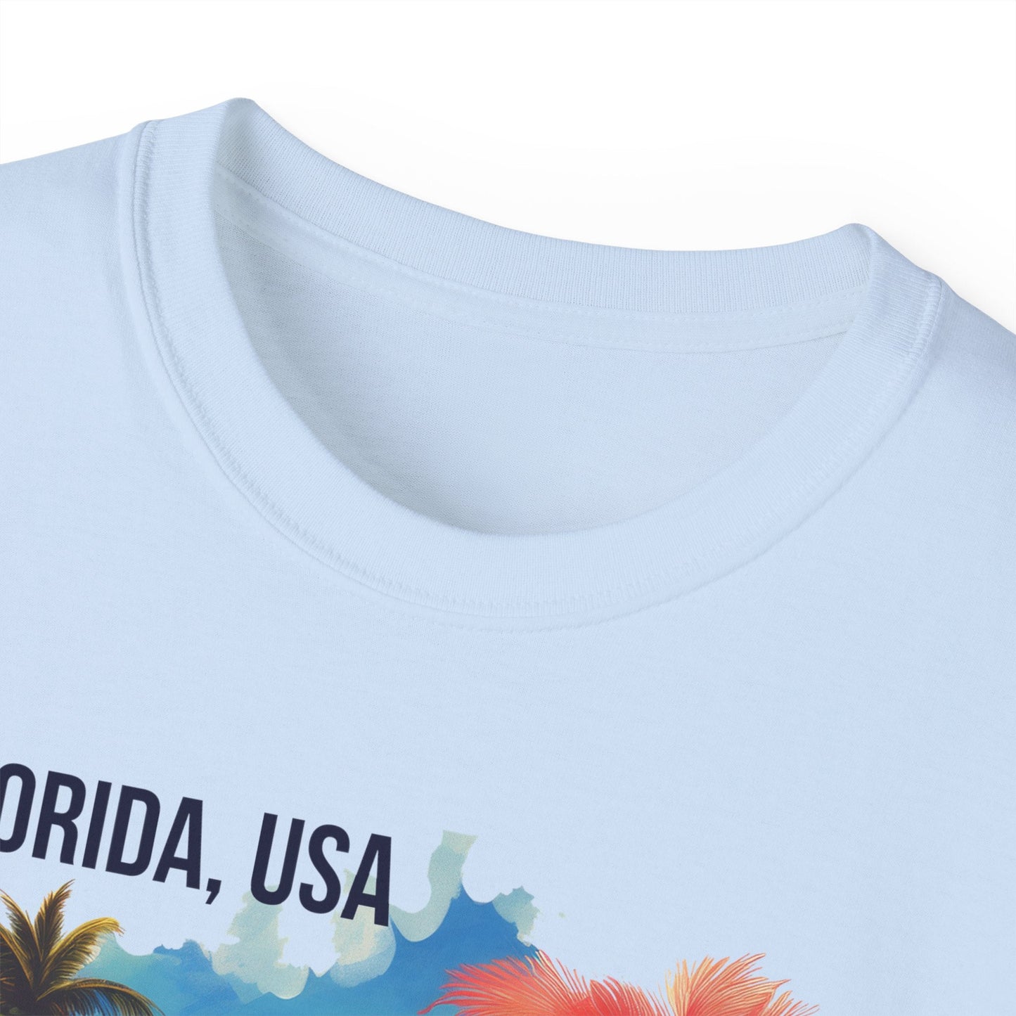 Florida Graphic Unisex Cotton T‑Shirt 1