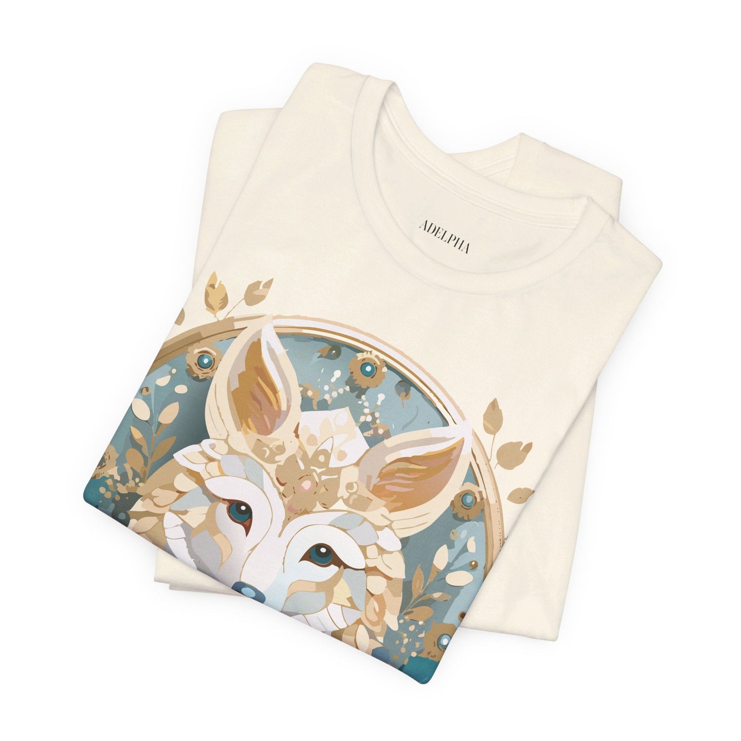 Adelpha Medallion Graphic Tee Unisex Short Sleeve Jersey Shirt With Vintage Artwork