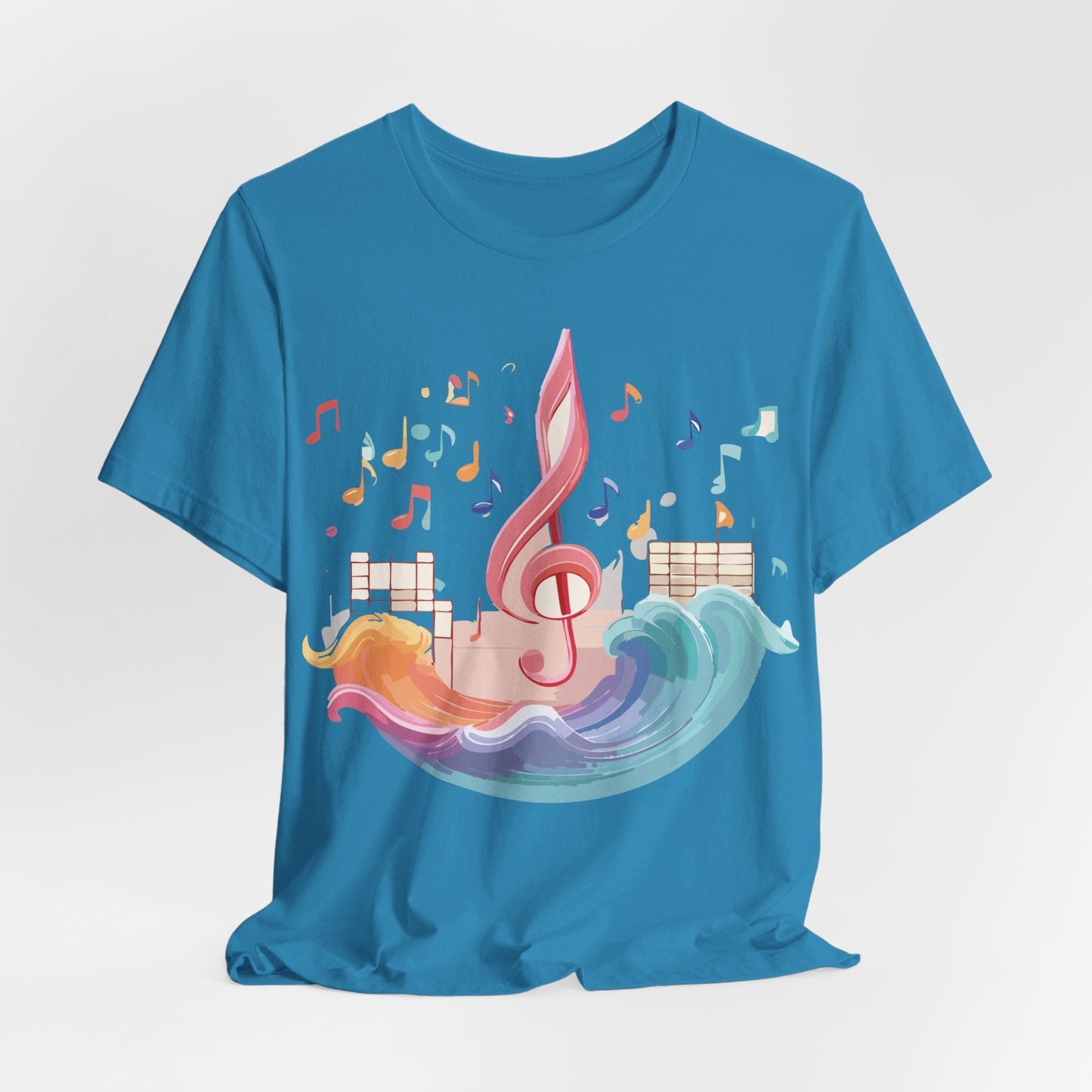 Adelpha Music Graphic T Shirt Unisex Short Sleeve Tee Vintage Inspired Art Design Premium