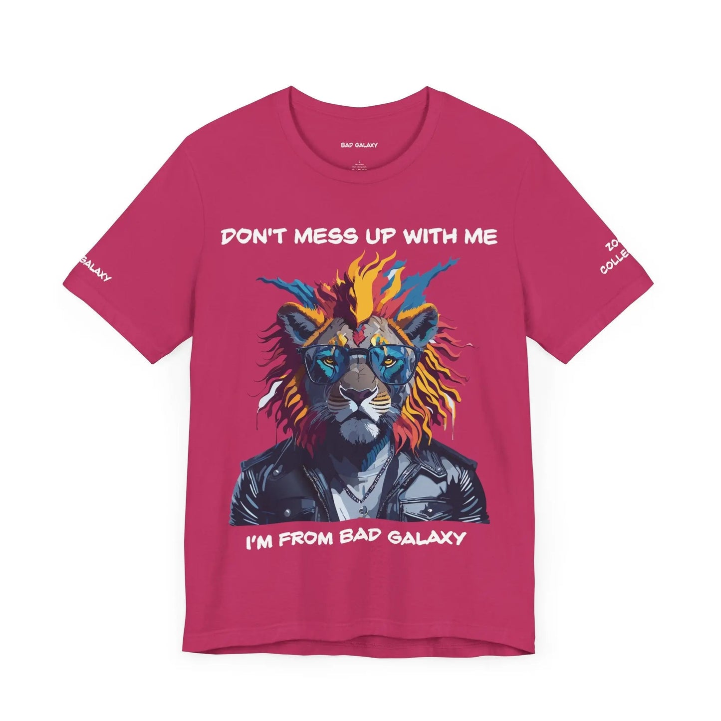 Animal T Shirt From Bad Galaxy Made To Order 100 Percent Cotton Eco Friendly Ink Free Shipping