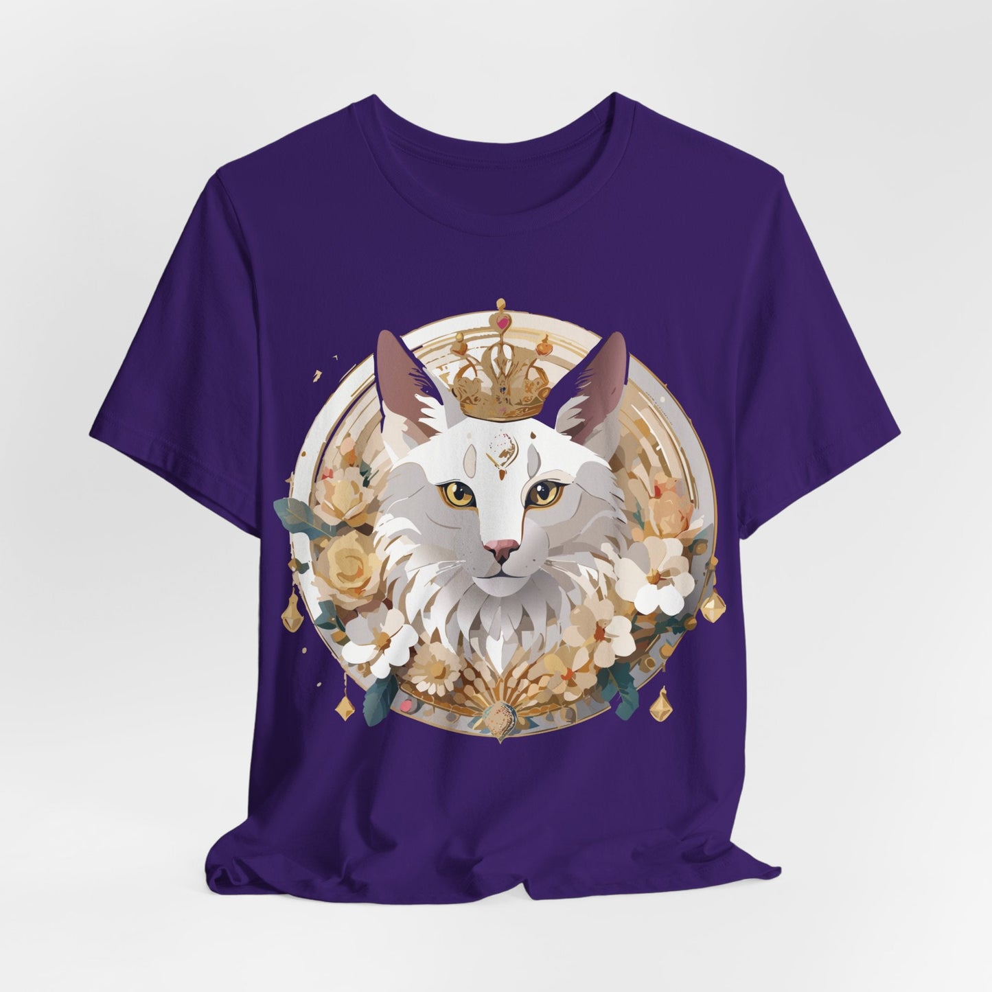 Medallion Graphic Unisex 100 Cotton Vintage Animal Medal Artwork Tee 38