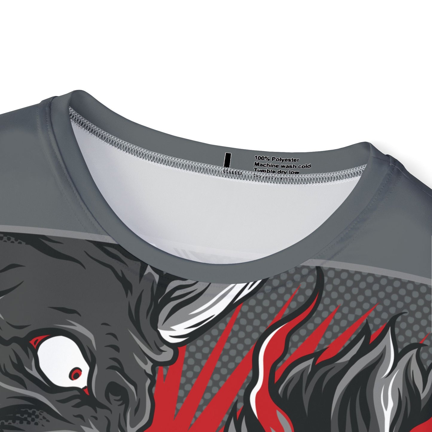 48-Be Fun Graphic T-Shirt, Art Design Poly Shirt, All Over Print Graphic Tee, Monsters T-Shirt, Cartoon Tees