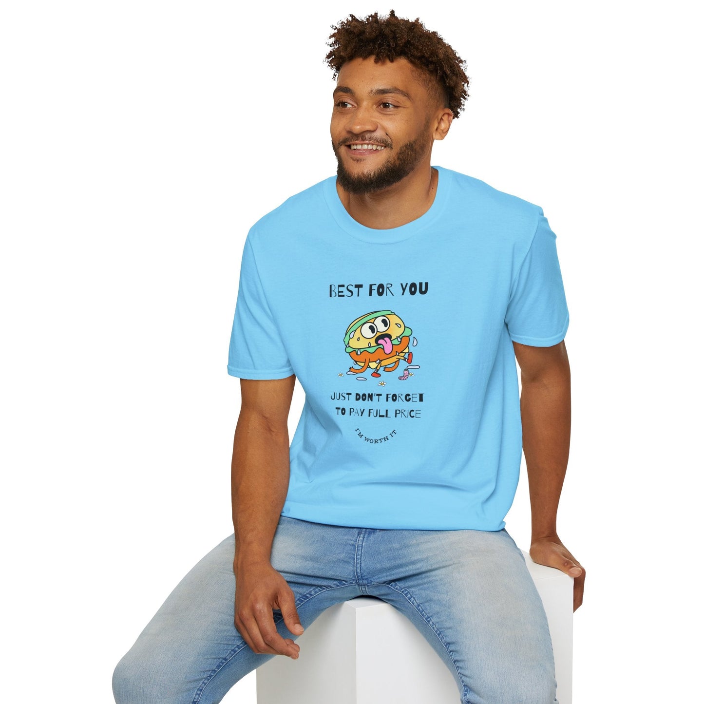 Funny Food T Shirts Unisex Softstyle Tee Gildan 64000 100 Percent Ring Spun Cotton Comfortable Graphic Tee