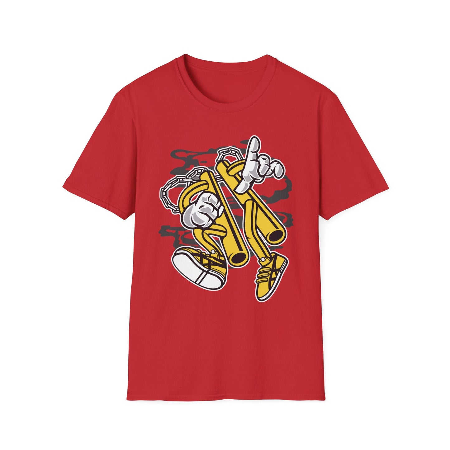 Cartoon T Shirt Animation T Shirt Funny Tee Unisex Softstyle 100 Percent Cotton 64000