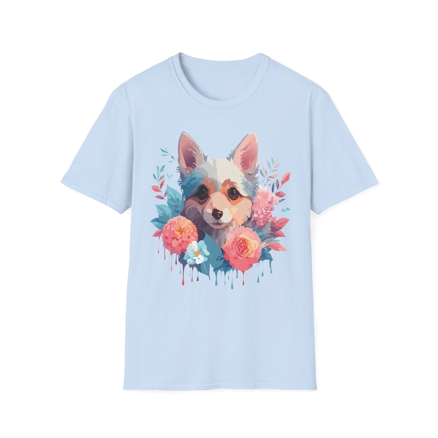 Dog Shirt Unisex Animal Print Tee With Cute Dog Designs And Comfort