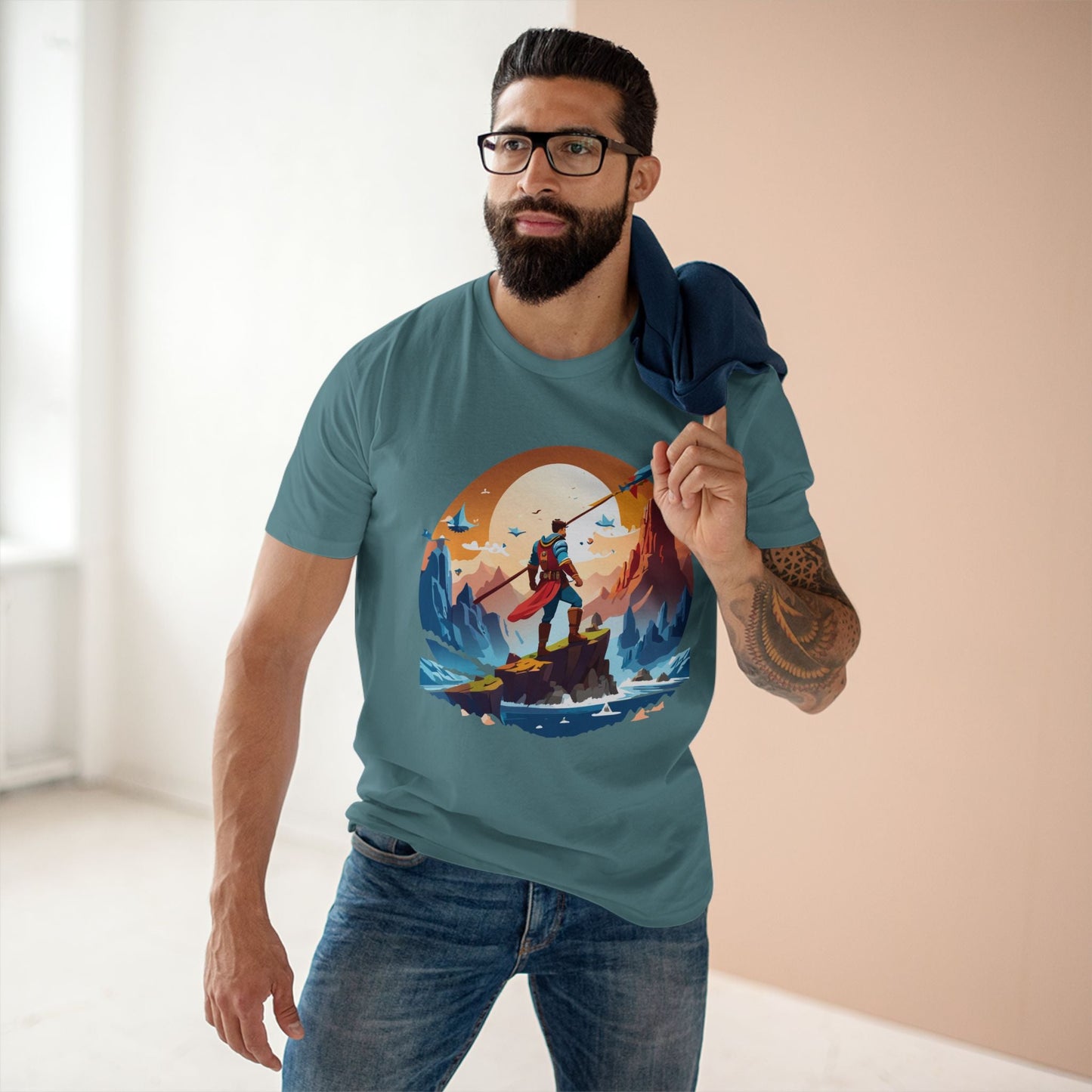 Adventures Graphic Unisex 100 Cotton Staple Tee 12