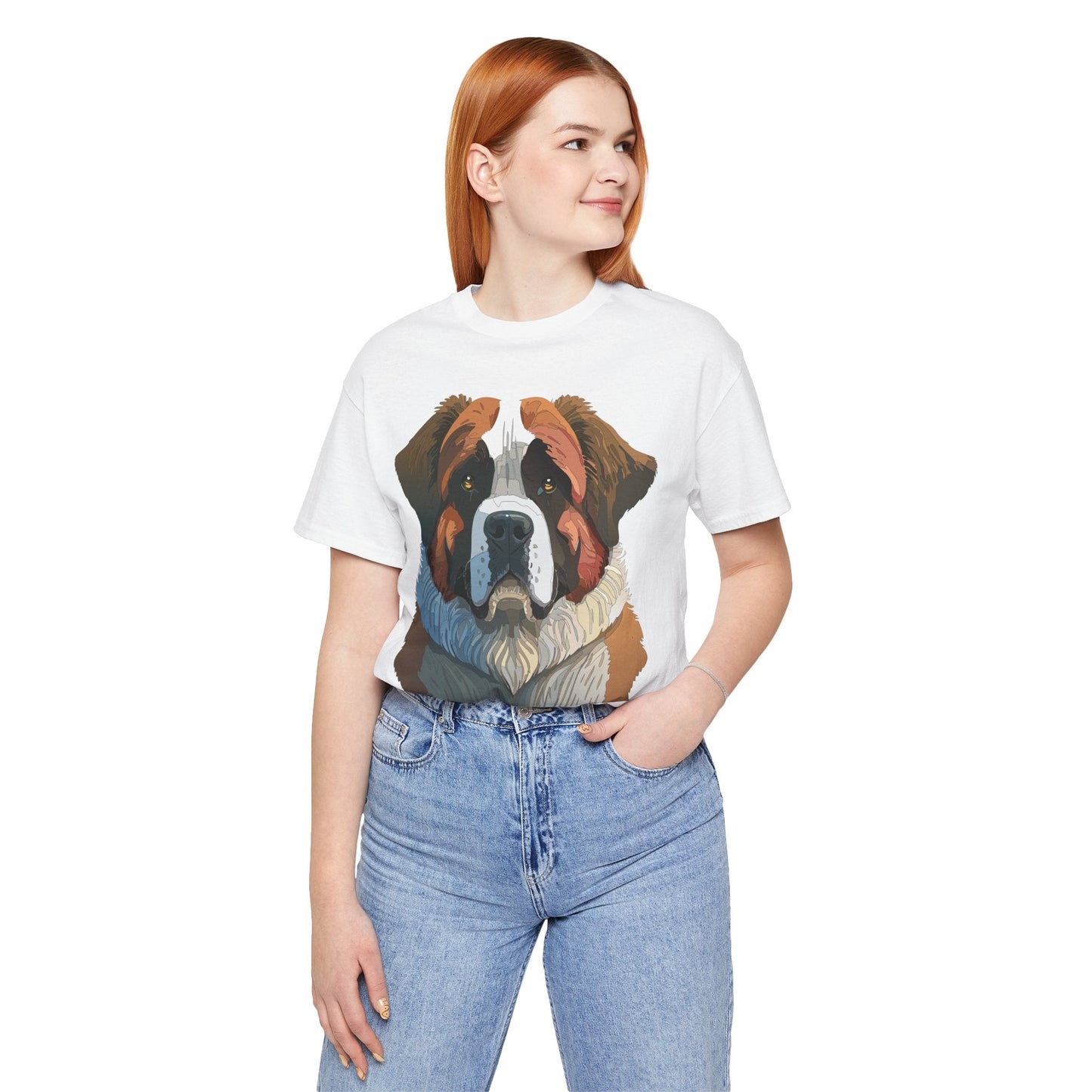 Unisex Animal Shirt Art Design Tee With Wild Animals Print Casual Comfort Wear Everyday Style