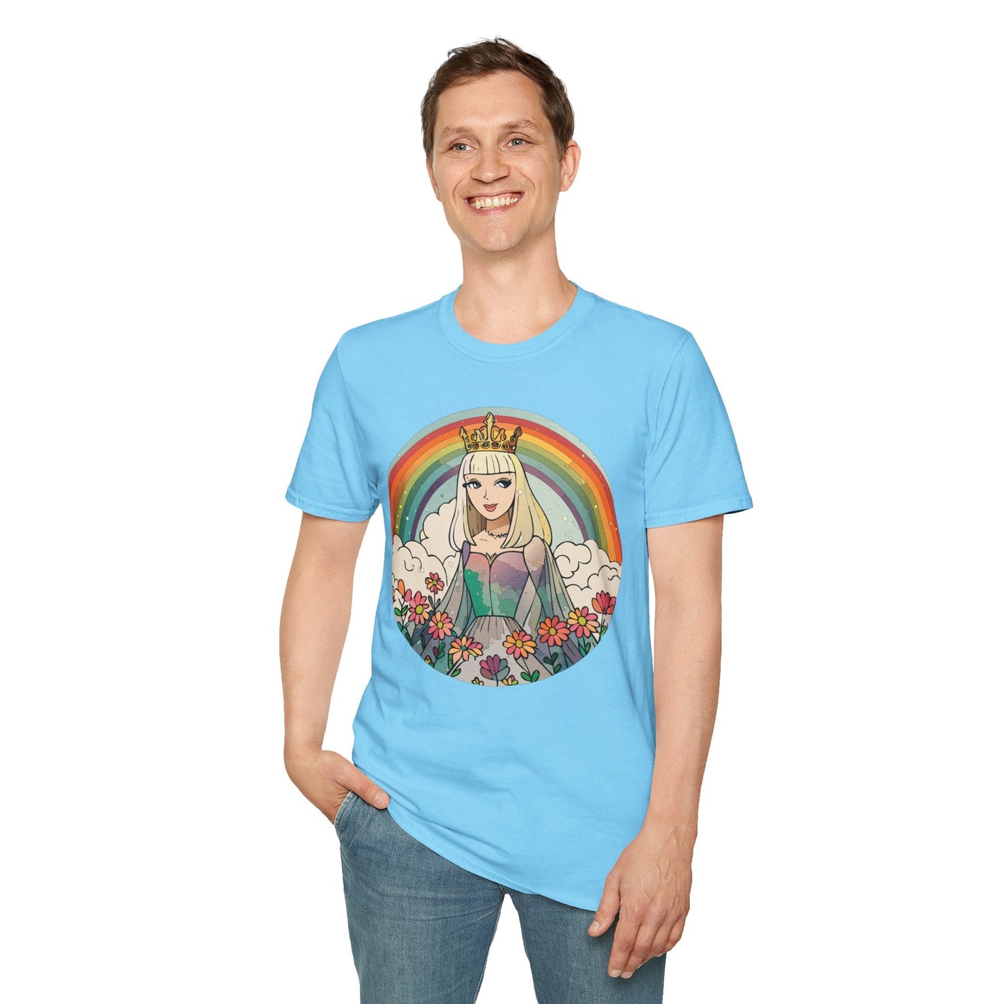Womens Graphic T Shirt Art Design Tee Softstyle 100 Percent Ring Spun Cotton Comfort