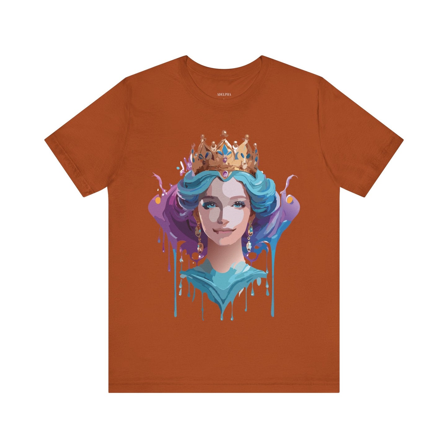 Queen Woman Portrait Graphic Unisex 100 Cotton Vintage Artwork Tee 1