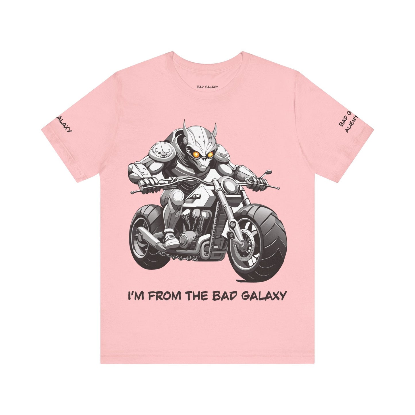 Alien Tee Shirt From Bad Galaxy USA Made To Order Cotton Tee With Eco Friendly Inks Now