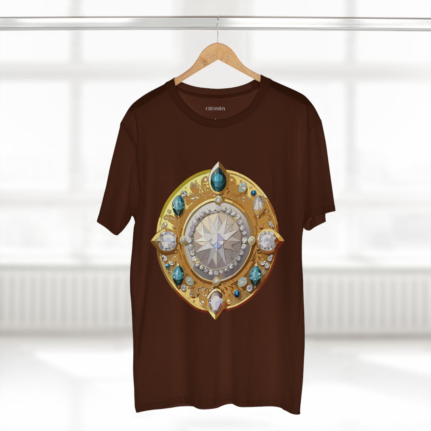 Medallion Graphic T-Shirt Unisex 100 Cotton With Gold Art Design Medal Tee 11